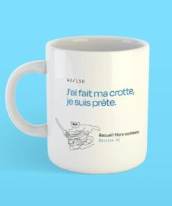 Tasse J’ai fait ma crotte - Cadeau humour Québec