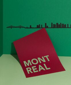 Décoration murale Montréal – Cadeau original urbain
