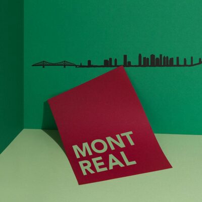 Décoration murale Montréal – Cadeau original urbain